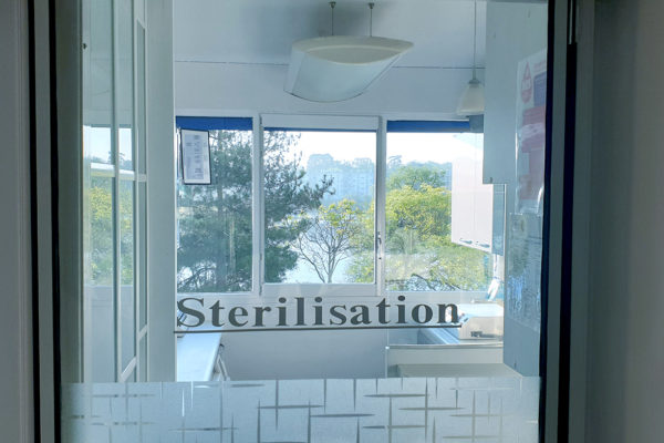 La salle de stérilistion